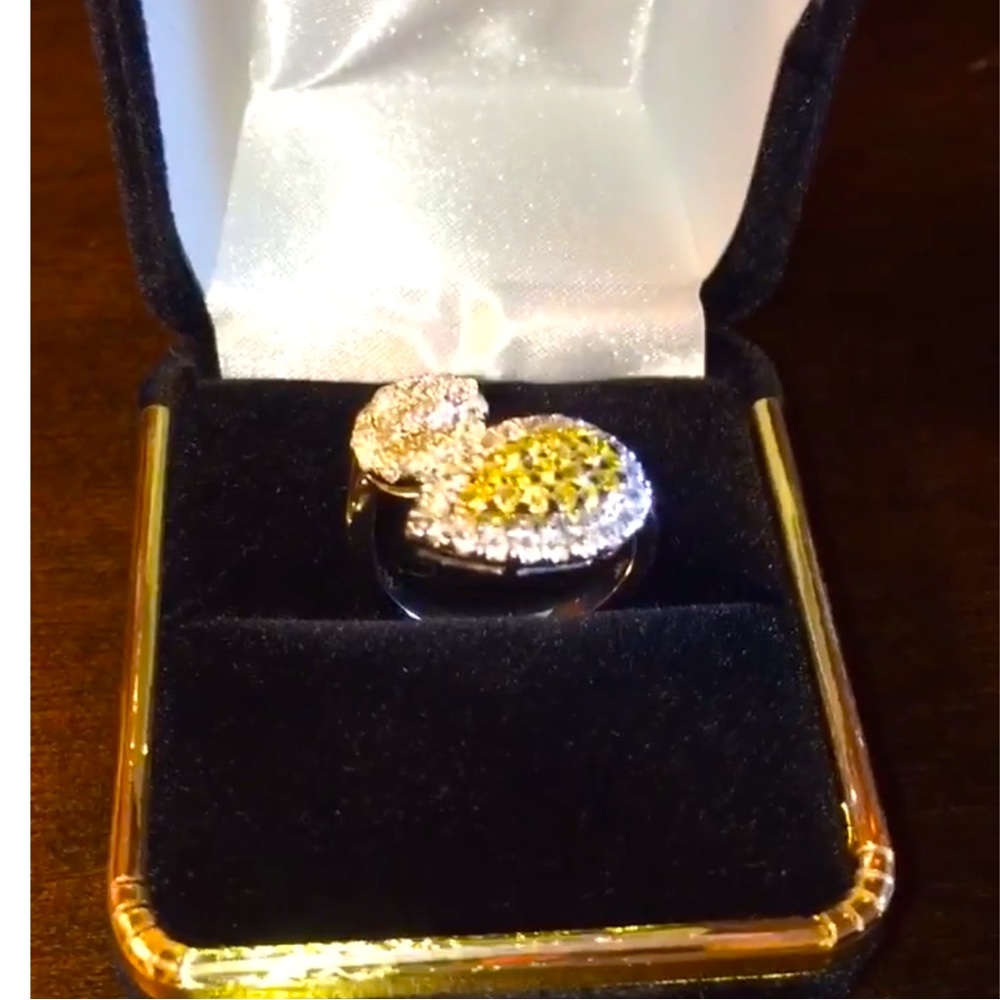 Yellow Diamond ring. - Picture 3 of 4